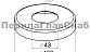 Низ стойки Ø42.4 мм, 100х19х0.8, полированный (AISI 304) k332