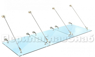 Комплект фурнитуры для козырька 1800х2800 (на вантах/тягах) k671-18-28 купить в Воронеже Комплект фурнитуры для козырька 1800х2800 (на вантах/тягах) k671-18-28 купить в Воронеже