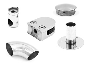 Комплектующие для лестниц, перил и ограждений AISI 316 купить в Воронеже