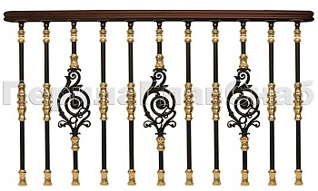 Латунные перила для лестниц серии – Намибия L07 в Воронеже. Готовые проекты ПерилаГлавСнаб Латунные перила для лестниц серии – Намибия L07 в Воронеже. Готовые проекты ПерилаГлавСнаб