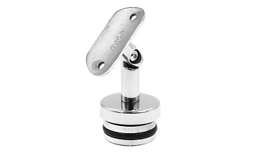 Наконечник палец с алюминиевой системой фиксации на стойке Ø42.4х1.5 мм, регулируемым ложементом под поручень Ø50.8 мм, полированный, литой, нержавеющий AISI 304 k206 купить в Воронеже Наконечник палец с алюминиевой системой фиксации на стойке Ø42.4х1.5 мм, регулируемым ложементом под поручень Ø50.8 мм, полированный, литой, нержавеющий AISI 304 k206 купить в Воронеже