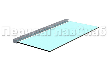 Козырек на алюминиевом профиле ,вынос до 950мм, k671-100 купить в Воронеже Козырек на алюминиевом профиле ,вынос до 950мм, k671-100 купить в Воронеже