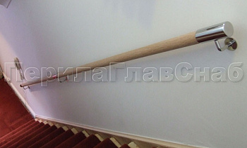 Деревянный пристенный поручень в Воронеже. Готовые проекты ПерилаГлавСнаб Деревянный пристенный поручень в Воронеже. Готовые проекты ПерилаГлавСнаб