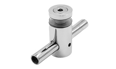 Спайдерный стеклодержатель для стекла 10 мм (5+5 мм), полированный, регулируемый (AISI 201) k215 купить в Воронеже Спайдерный стеклодержатель для стекла 10 мм (5+5 мм), полированный, регулируемый (AISI 201) k215 купить в Воронеже