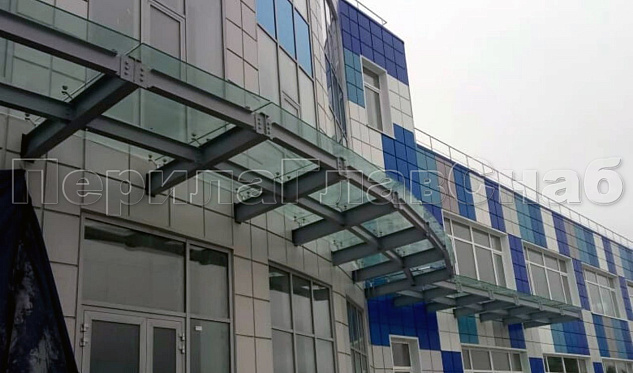 НПО “Наука” фасадный козырек в Воронеже. Готовые проекты ПерилаГлавСнаб НПО “Наука” фасадный козырек в Воронеже. Готовые проекты ПерилаГлавСнаб