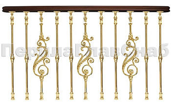 Латунные ограждения серии - Нептун L04 в Воронеже. Готовые проекты ПерилаГлавСнаб Латунные ограждения серии - Нептун L04 в Воронеже. Готовые проекты ПерилаГлавСнаб