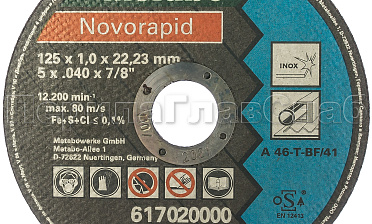 Отрезной круг 125х22х1 Метабо Ф-0971 купить в Воронеже
