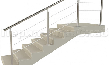 Заполнение из 3ми тросиков (тросик в оболочке) + наконечник для крыльца купить в Воронеже