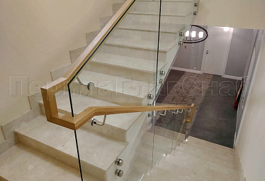 Цельностеклянные ограждения на несущем стекле купить в Воронеже