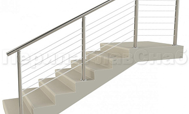 Заполнение из 7ми тросиков (тросик в оболочке) для крыльца купить в Воронеже