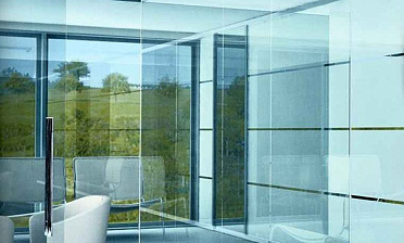 Стеклянные офисные перегородки на алюминиевом профиле купить в Воронеже