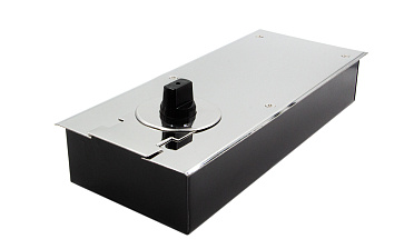 Доводчик для стеклянной двери до 80 кг EN2, напольный, 500 тыс. циклов, нержавеющая сталь AISI 304, полированная t182 PSS купить в Воронеже