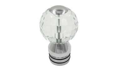 Стеклянный шар, наконечник на стойку Ø50.8 мм, с алюминиевой системой фиксации, прозрачный k248 купить в Воронеже Стеклянный шар, наконечник на стойку Ø50.8 мм, с алюминиевой системой фиксации, прозрачный k248 купить в Воронеже
