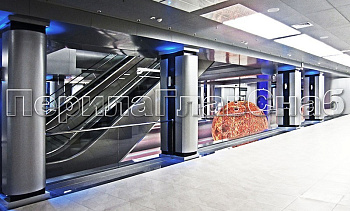 Ограждение атриума из стекла с поручнем без стоек в Воронеже. Готовые проекты ПерилаГлавСнаб