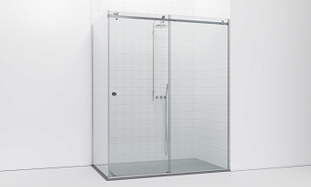 Комплект фурнитуры для раздвижной душевой перегородки, угловой, на профиле t552-1 в Воронеже. Готовые проекты ПерилаГлавСнаб