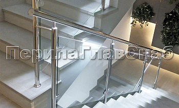 Перила с LED-подсветкой в Воронеже. Готовые проекты ПерилаГлавСнаб