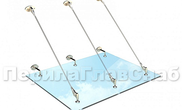 Комплект фурнитуры для козырька 1200х1500 (на вантах/тягах) k671-12-15 купить в Воронеже Комплект фурнитуры для козырька 1200х1500 (на вантах/тягах) k671-12-15 купить в Воронеже