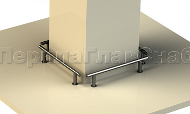 Защитный отбойник для автомобилей из черного металла купить в Воронеже