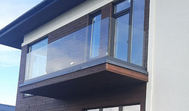 Частный дом балкон в Воронеже. Готовые проекты ПерилаГлавСнаб