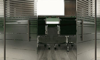 Перегородки из стекла с пленкой для офиса премиум в Воронеже. Готовые проекты ПерилаГлавСнаб