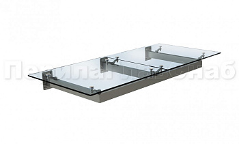 Стеклянный козырек на прямом каркасе в Воронеже. Готовые проекты ПерилаГлавСнаб