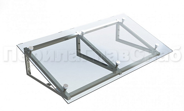 Козырек на треугольном скате на спайдерах купить в Воронеже