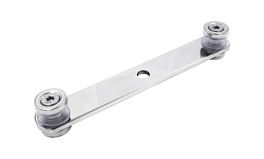 Стеклодержатель пластинчатый 3хМ8, по центрам 170х5 мм, полированный, шайбы 5 мм штамп., под стекло 6-12, (AISI 316) k023-7 купить в Воронеже Стеклодержатель пластинчатый 3хМ8, по центрам 170х5 мм, полированный, шайбы 5 мм штамп., под стекло 6-12, (AISI 316) k023-7 купить в Воронеже