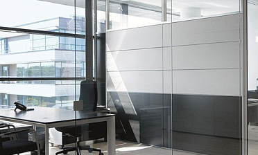 Стеклянные перегородки - вариант 7 купить в Воронеже