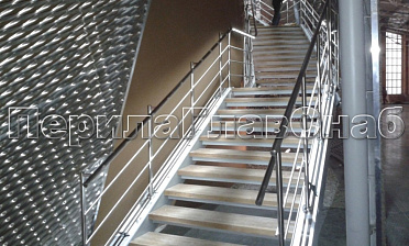 Нержавеющие перила и ограждения с подсветкой купить в Воронеже