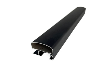 Трек для раздвижной системы на G-профиле, длина 2000мм, черный t408 BL купить в Воронеже