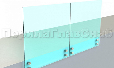 Ограждение без поручня на точечном креплении купить в Воронеже