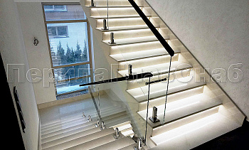 Ограждения лестничных маршей в Воронеже. Готовые проекты ПерилаГлавСнаб Ограждения лестничных маршей в Воронеже. Готовые проекты ПерилаГлавСнаб