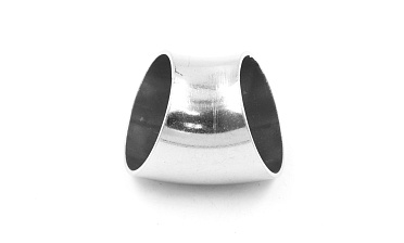 Отвод поручня под сварку Ø38.1х100/2х1.35 мм, 45°, полированный 400 Grit, (AISI 304) k095-45 купить в Воронеже Отвод поручня под сварку Ø38.1х100/2х1.35 мм, 45°, полированный 400 Grit, (AISI 304) k095-45 купить в Воронеже