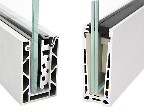 Алюминиевый профиль для стекла зажимной купить в Воронеже