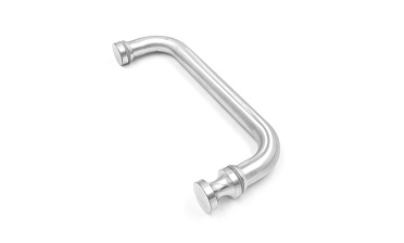 Дверная ручка с кнобом для стекла 8-10 мм, 19х201 мм, отверстие 12 мм, шлифованная t623-200 SSS купить в Воронеже Дверная ручка с кнобом для стекла 8-10 мм, 19х201 мм, отверстие 12 мм, шлифованная t623-200 SSS купить в Воронеже