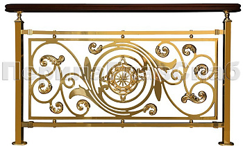 Латунные ограждения лестниц серии – Людовик XL03 в Воронеже. Готовые проекты ПерилаГлавСнаб Латунные ограждения лестниц серии – Людовик XL03 в Воронеже. Готовые проекты ПерилаГлавСнаб