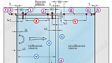 Минисхемы Комплект раздвижной системы для стеклянных дверей