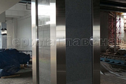 Облицовка колонн нержавеющей сталью в Воронеже. Готовые проекты ПерилаГлавСнаб - фото 9