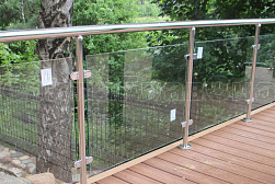 Перила и ограждения для террас в Воронеже. Готовые проекты ПерилаГлавСнаб - фото 23