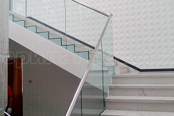 Стеклянные перила для колодезных лестниц в Воронеже. Готовые проекты ПерилаГлавСнаб - фото 10 Стеклянные перила для колодезных лестниц в Воронеже. Готовые проекты ПерилаГлавСнаб - фото 10