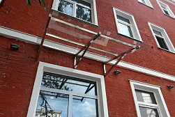 Козырьки и навесы на металлокаркасе в Воронеже. Готовые проекты ПерилаГлавСнаб - фото 18