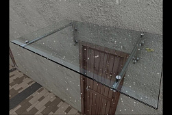 Консольные козырьки и навесы в Воронеже. Готовые проекты ПерилаГлавСнаб - фото 12