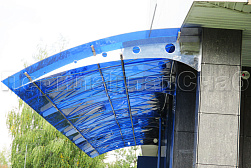 Козырьки и навесы на металлокаркасе в Воронеже. Готовые проекты ПерилаГлавСнаб - фото 30