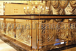 Латунные перила под золото в Воронеже. Готовые проекты ПерилаГлавСнаб - фото 17 Латунные перила под золото в Воронеже. Готовые проекты ПерилаГлавСнаб - фото 17