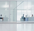 Стеклянные прозрачные перегородки в офис премиум в Воронеже. Готовые проекты ПерилаГлавСнаб - фото 1