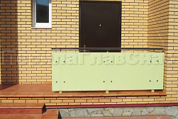 Стеклянные ограждения для улицы в Воронеже. Готовые проекты ПерилаГлавСнаб - фото 4