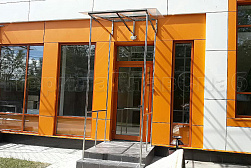 Козырьки и навесы на металлокаркасе в Воронеже. Готовые проекты ПерилаГлавСнаб - фото 14