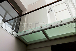 Цельностеклянные ограждения на несущем стекле в Воронеже. Готовые проекты ПерилаГлавСнаб - фото 27