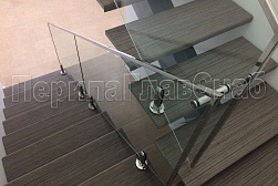 Стеклянные перила для лестниц в Воронеже. Готовые проекты ПерилаГлавСнаб - фото 17