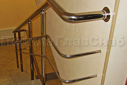 Перила и ограждения из нержавеющей стали с двумя ригелями в Воронеже. Готовые проекты ПерилаГлавСнаб - фото 12